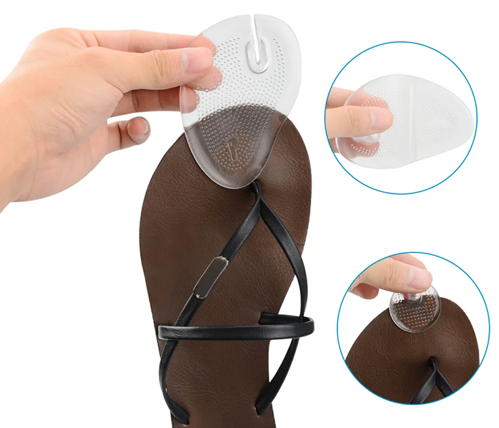 6Pcs Forefoot Pads for Flip-flops Sandal Half Insoles Invisible Foot Pain  Care Slip Resistant Orthopedic Feet Sandals Massager - купить по выгодной  цене | AliExpress