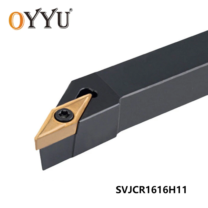 Токарный станок OYYU SVJCR1616H11 SVJCR1616 держатель внешнего токарного инструмента SVJCL1616H11
