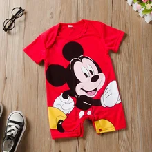 Newborn Mickey Baby Rompers Baby Girl Clothes Boy Clothing Roupas Bebe Infant Jumpsuits Outfits Minnie Kids Clothing