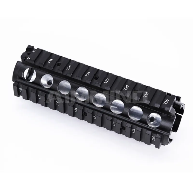 M16 страйкбол AEG RIS Handguard 6,7 дюймов CNC Picatinny Quad Rails Handguard 20 мм 4 рельсовая система крепления