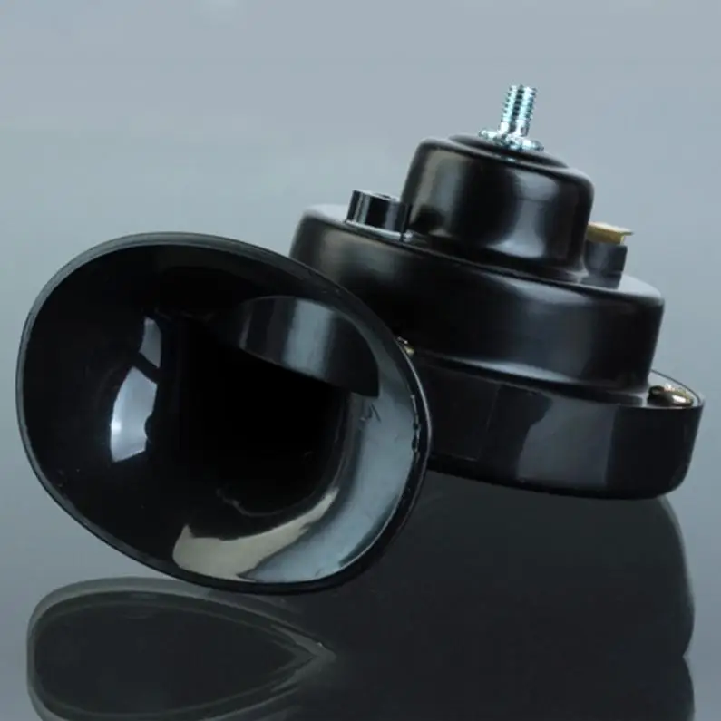 12V 30W 110db общего назначения мотоцикла улитки для электрического велосипеда Водонепроницаемый рог с двумя Рог линии