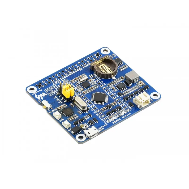 Шапка управления питанием для Raspberry Pi со встроенным MCU Arduino и RTC