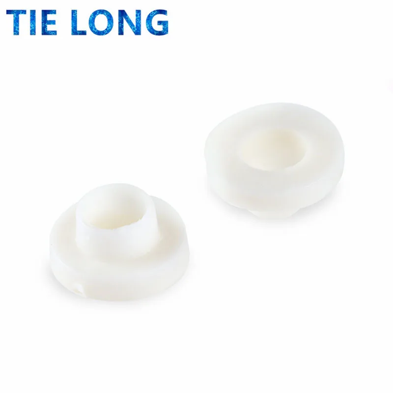 Silicone Insulation Pads 100pcs Insulating Tablets Insulation Bushing Transistor Pads Circle TO-220 Insulated Cap Insulation Particle Ring For M3 Screws silicone insulation pads