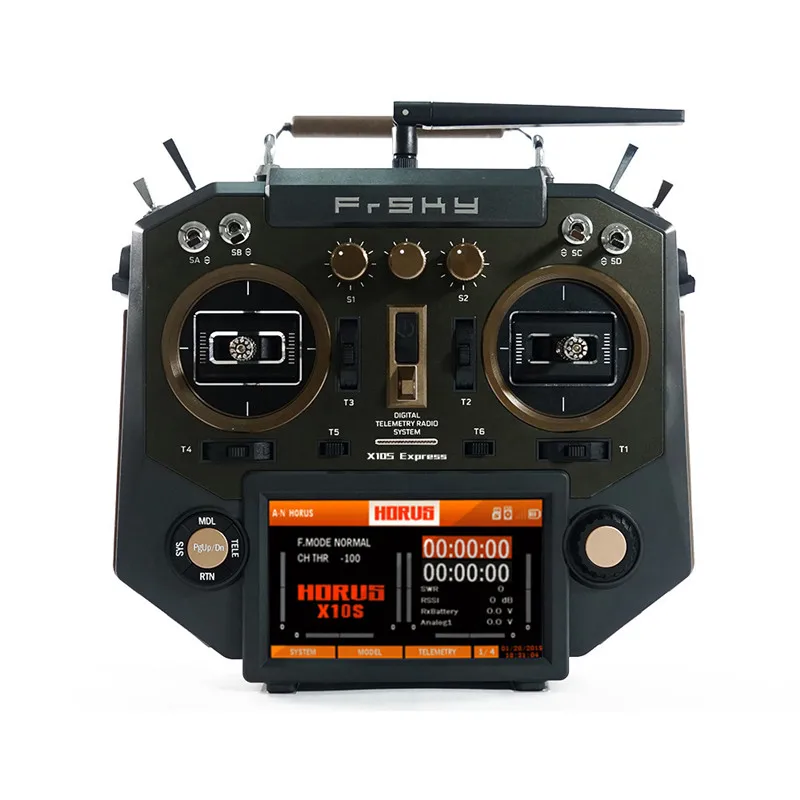 FrSky HORUS X10S Express 24CH доступ ACCST D16 Mode2 передатчик PARA Беспроводная система обучения Радиоуправляемый передатчик для радиоуправляемого дрона - Цвет: Amber