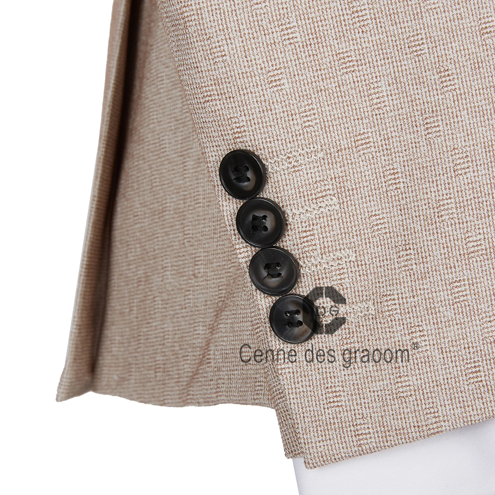 Cenne Des Graoom New Men Suits Set Tailor-Made Clothes Costume Homme Tuxedos Wedding Dress Casual Blazer Jacket Vest Pants TA-V 3