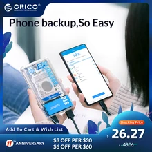 ORICO Backuper One-touch Backup/Delete Backup for Phone Photo Music Movie Work Support 4TB Capacity 5Gbps SATA TO USB C Port ORICO Backuper One-touch Backup/Delete Backup for Phone Photo Music Movie Work Support 4TB Capacity 5Gbps SATA TO USB C Port