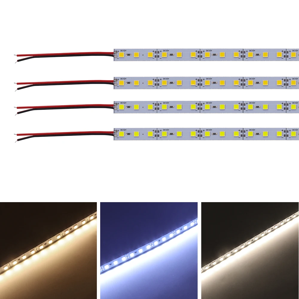 Led Rigid Lights 5pcs 10pcs DC12V SMD5054 72Leds/m Under Cabinet Bar Lamps Lighting No Waterproof Super Brightness led light led cabinet light led light bar