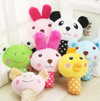 Cute Plush Puzzle Stuffed Squeaking Pet Toy Fruit Animals Cartoon Dog Toys for Dogs Cat Chew Squeaker Squeaky Toy