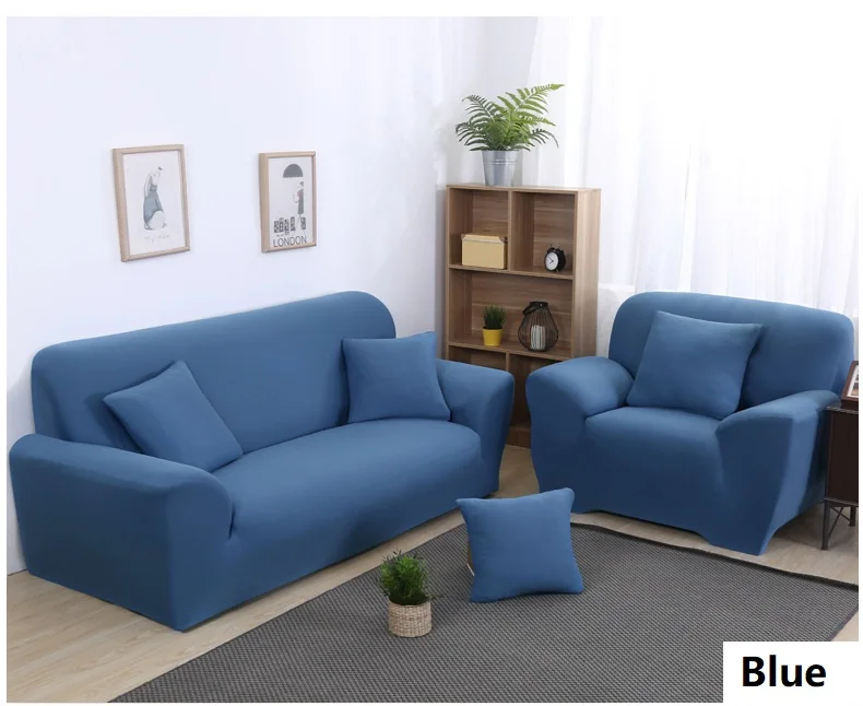 Чехлы для диванов все включено противоскользящие секционные эластичные чехлы для диванов диван полотенце один/два/три/Four-seater2 - Цвет: B9