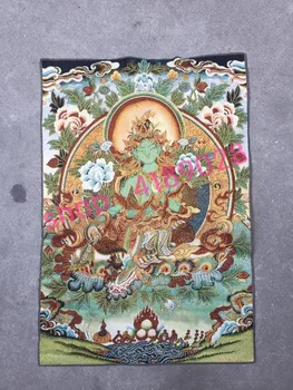 

Tibetan Buddhist Thangka embroidery, Bodhisattva Buddha statues, home decoration murals