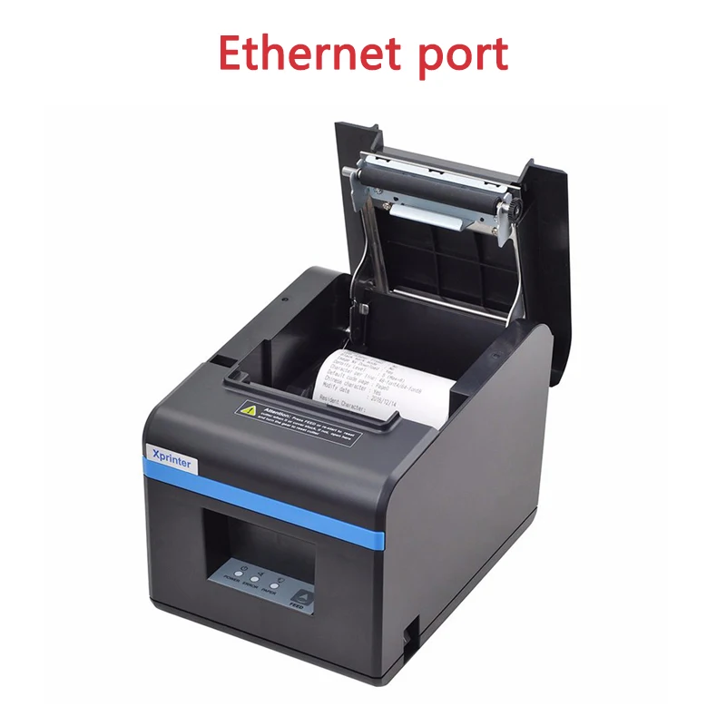 epson mini printer 80MM Thermal Receipt POS Printer Black Printer with Auto Cutter Bluetooth Ethernet USB Port Support Cash Drawer ESC/POS mini pocket thermal printer Printers