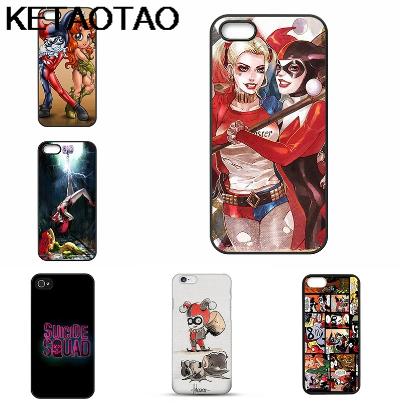 Чехол для телефона KETAOTAO Harley Quinn Harleen Quinzel DC Comic s для iPhone 4S 5S 6S 7 8 Plus XR XS Max чехол из мягкого ТПУ резины и силикона