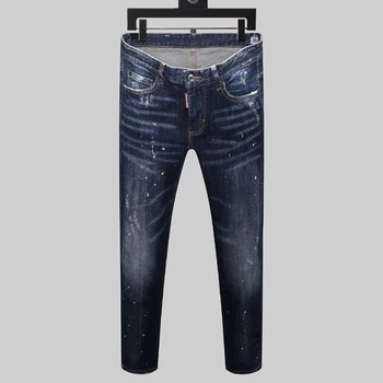 

NEW Men Jeans Ripped for Men Skinny DSQ D2 Jeans Pants Men Jeans Zipper Outwear Man Pants 1 order
