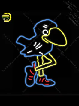 

Kansa Jayhawk Primar Logo Neon Signs Custom Neon Light Sign Shops Display Neon Light Signs for Store Windows Garage Wall Sign