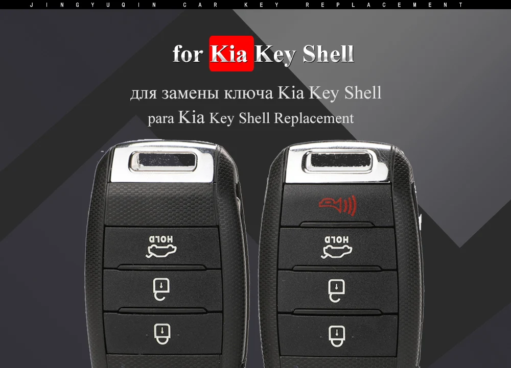 Keyforkess 3/4BT Flip Remote Car Key Shell per Kia Carens Ceed Rio Sportage Optima Sorento Cerato Soul Forte Seltos custodia Fob - H5011060d73e64324aa865b42ef7f10d8B
