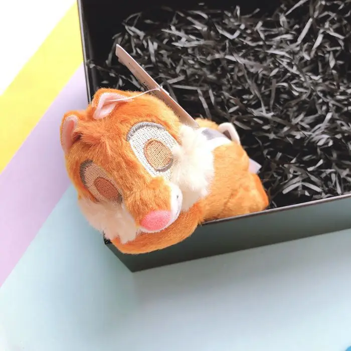Красный Мультфильм Спящая утка Cinnamoroll белка клубника медведь кулон брелок Мягкие игрушки Плюшевые игрушки на день рождения Рождественский подарок#3550 - Цвет: Красный