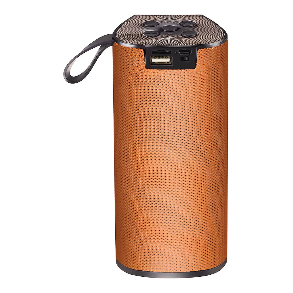 Orange Портативный Bluetooth динамик s Портативный беспроводной плеер USB радио Fm Mp3 Громкая связь Bluetooth динамик Портативный беспроводной громкий динамик s - Цвет: Orange