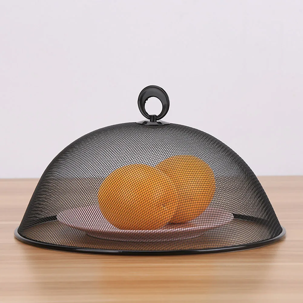 

1Pcs Kitchen Mesh Screen Food Covers Metal Round Shape Dustproof Anti-Mosquito Dish Cover Picnic Food Protector Kitchenware