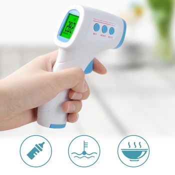 

Muti-fuction Handheld Digital Thermometer Infrared Forehead Non-contact Temperature Measurement Device
