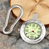 Luminous Watch Senior Professional Medical Dial Clip Carabiner Hook Quartz Pocket Watches for Men Women Noctilucent Fluorescent ► Photo 2/6