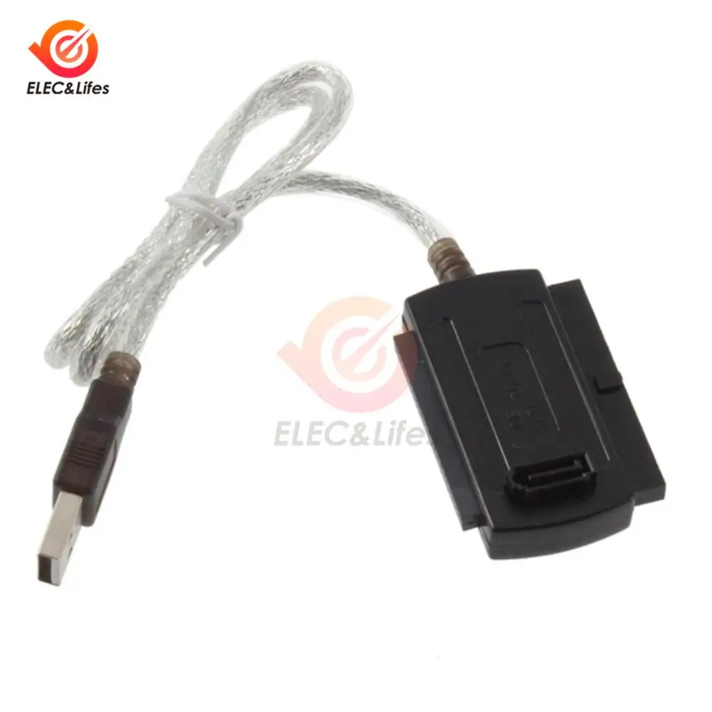 Высокоскоростной кабель-переходник для жесткого диска USB 2 0 на IDE SATA 5 'ɳ 5''