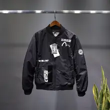 Аутентичная Evisu Новая зимняя высококачественная модная теплая дышащая мужская хлопковая куртка для пары мотоциклетное Пальто Тренч