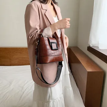 

Bucket Women's Bag 2020 New Style Korean-Style Handbag Shoulder Bag Messenger Bag