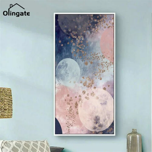 Abstract Landscape Sky Colorful Star Canvas Painting Posters and Print Modern One Piece Wall Art Pictures Living Room Home Decor | Дом и сад