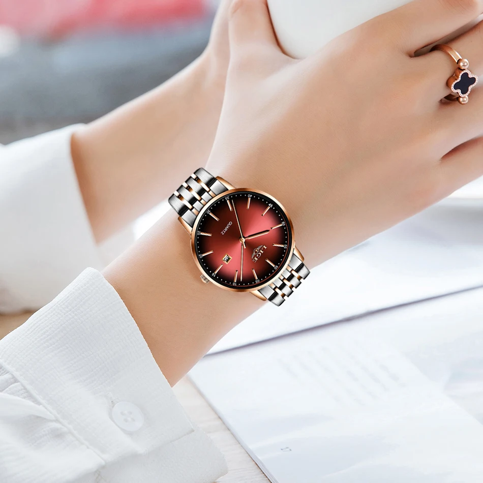 Women Wristwatch Switzerland | Women Watch Lige Luxury | Women Japan Luxury  Watch - Quartz Wristwatches - Aliexpress