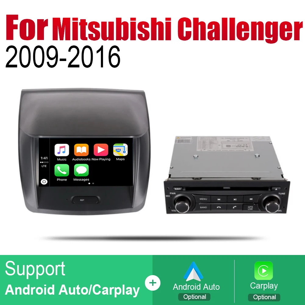 Автомобильный DVD GPS навигатор ZaiXi Android для Mitsubishi Challenger Nativa 2009 ~ 2016 проигрыватель