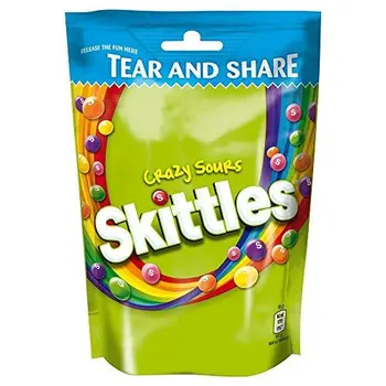 

Skittles - Crazy Sour - Caramelos masticables ácidos - 174 g - Pack de 2 unidades