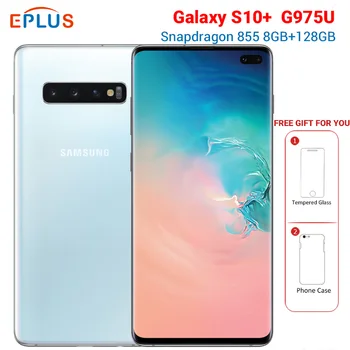 

Brand New Samsung Galaxy S10+ S10 plus G975U T-Mobile Version Mobile Phone Snapdragon 855 6.4" 8GB RAM 128GB ROM NFC 4G Phone