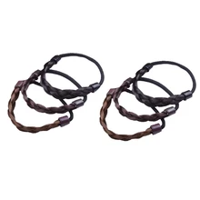 6 шт. женские волосы лента оплетка парик эластичная веревка резинка для волос для хвоста зажим для волос аксессуары парикмахерские инструменты