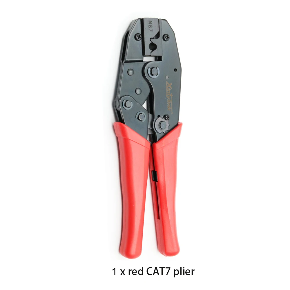 xintylink RJ45 crimper cat7 cat6a network tools cat8 Crimping ethernet Cable Stripper clamp 8p8c pliers connector clip clipper 