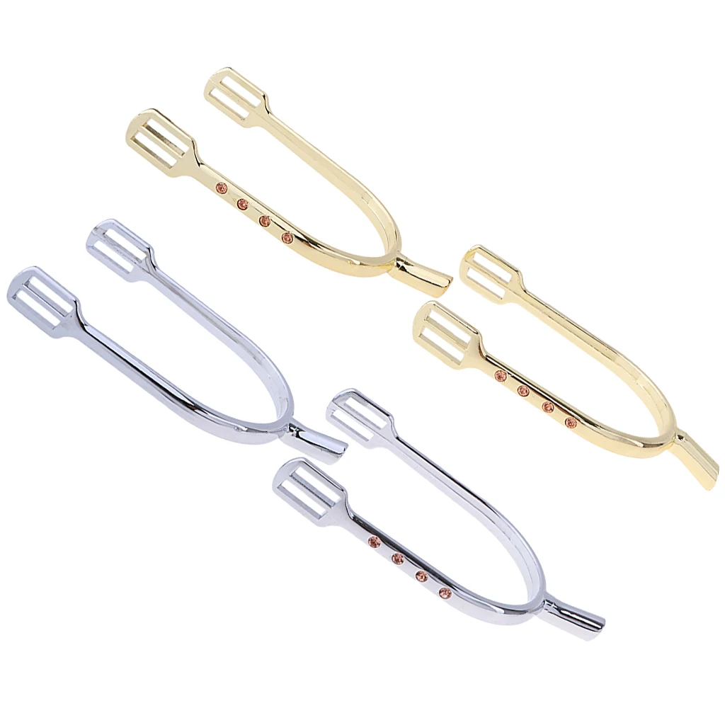 1 Pair Zinc Alloy Horse Spurs Equestrian Horse Riding Boots Spurs Accessories 12*8*2cm 6