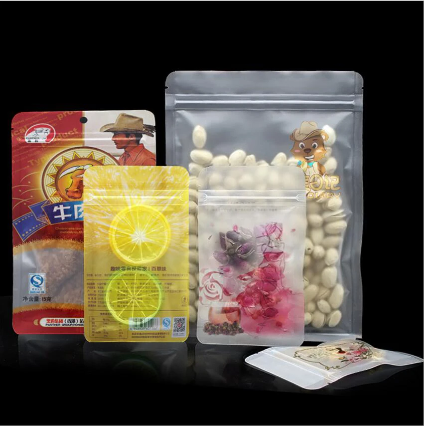 Высокое качество 100 шт/партия самозапечатывающийся Ziplock матовый чай для очищения мешок еды мешки пластиковые упаковки для кофе чая
