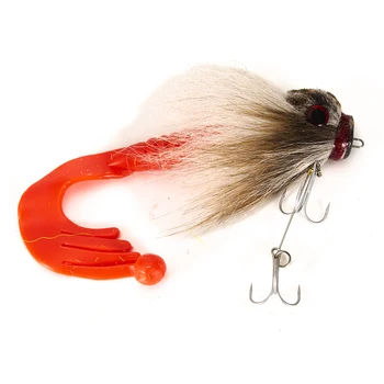 

1pcs Mouse Fishing Lure Resin Rat Swimbait Freshwater Saltwater Pike Lure Soft Fly Fishing Lures With Double Hooks