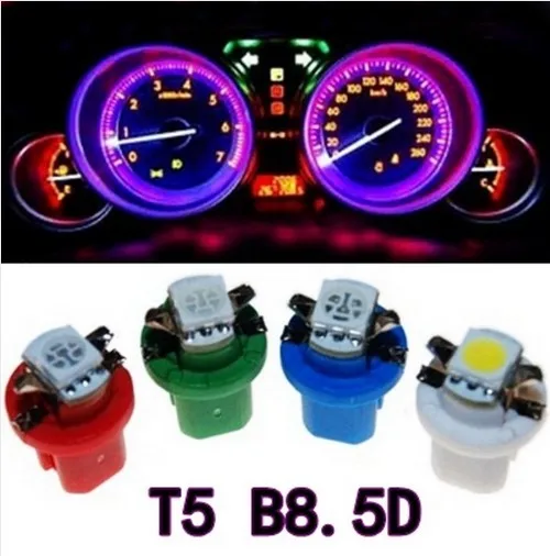 10 шт. x T5 C5W B8.5D 5050 LED 1SMD автомобисветодиодный Светодиодная лампа для внутреннего