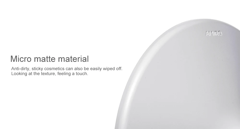 Youpin AML004 Rechargeable Brightness Adjustable LED HD Makeup Daylight Mirror 95 Percent Daylight Similarity Mirrors