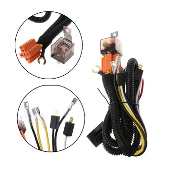 

Universal 12V Horn Cable Relay Set Grille Mount Blast Tone Wiring Harness Car