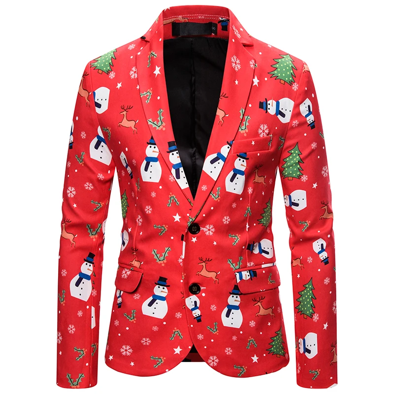 Litthing новейший Рождественский костюм для мужчин, приталенное модное пальто, костюмы для выпускного вечера с курткой и брюками для мужчин, празднующих