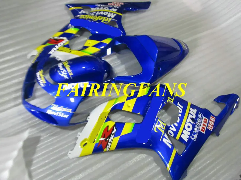 Мотоцикл инжекторный тюнинг-пакет для GSXR600 750 K1 01 02 03 GSXR 600 GSXR750 2001 2002 2003 Обтекатели Кузов+ подарки SH72