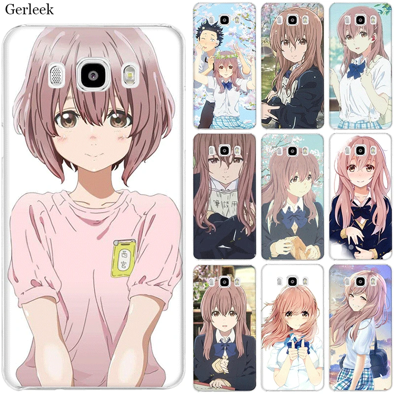 Чехол для телефона Samsung S7 Edge S8 S9 S10 S10E Note 8 9 10 Plus M10 M20 M30 M40 чехол Shouko A Silent Voice Nishimiya |