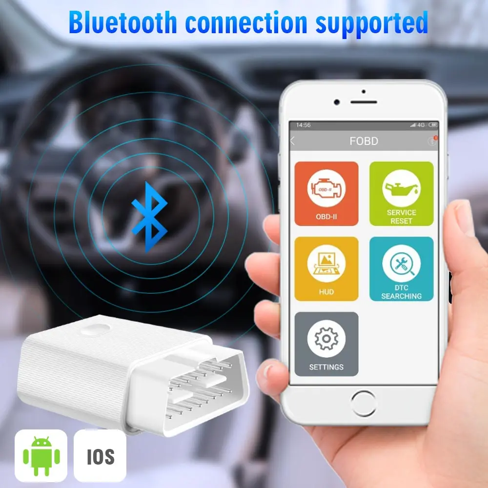 FCAR FVAG Bluetooth OBD2 сканер полная система диагностический инструмент полная функция OBD2 код ридер для Android и IOS Телефон