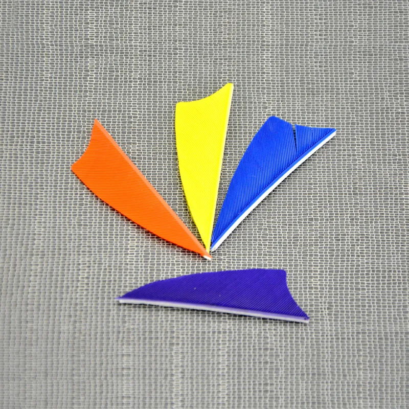 50pcs Archery Turkey Feathers Vane Universal Shield Feather Arrow Fletching Wing For Archery Hunting Target Bows DIY Tool