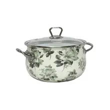 Кастрюля Interos, Белая роза, 3,1 л