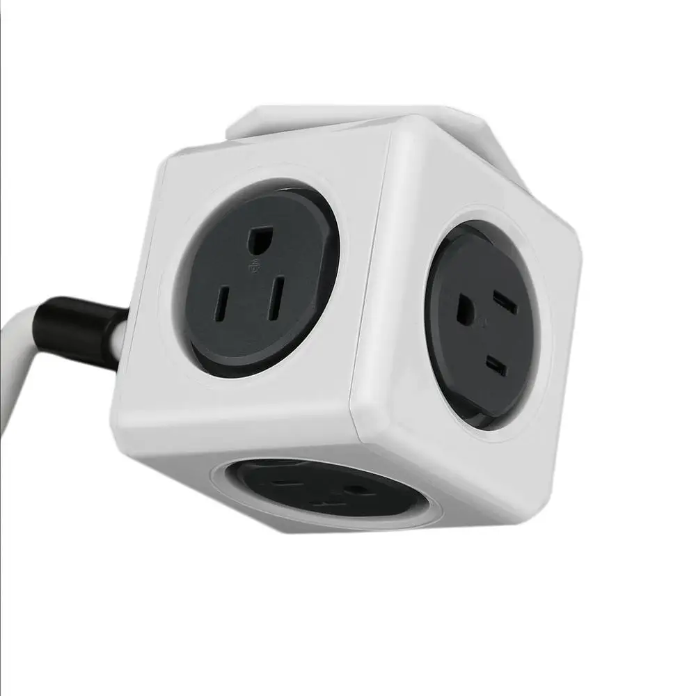 США Plug power Cube shape домашняя офисная настенная розетка адаптер мульти-силовые розетки полоса удлинитель адаптер розетка