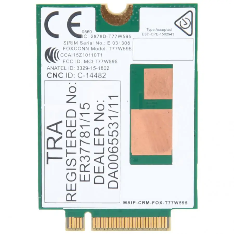 T77W595 4G Модуль Сетевая карта FDD LTE 150M NGFF интерфейс для hp EliteBook 840 G3 ноутбук ПК 4G модуль для hp