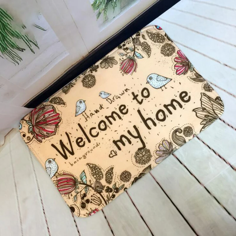 Caroset Cartoon Bathroom Floor Mat Pad Doormats Balcony Kitchen Mats Living Room