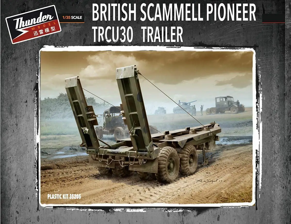 Тандер модель 1/35 TM35205 Второй мировой войны британский Scammell Pioneer TRMU30 трейлер |